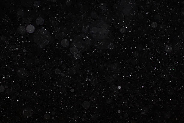 istock Abstract black white snow texture on black background for overlay 487544152