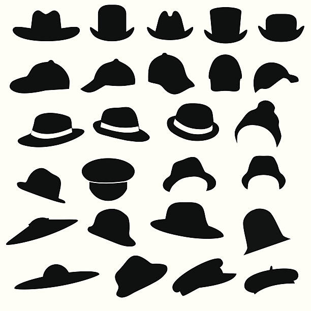 kapelusze - baseball cap cap vector symbol stock illustrations