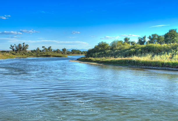 istock Sunset over the Missouri Headwaters State Park. 487552712