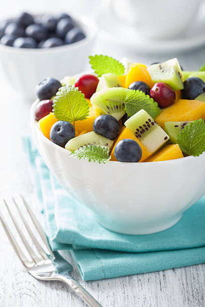 istock fruit salad with mango kiwi blueberry for breakfast 487553042