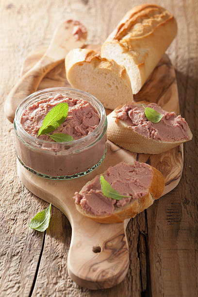 istock healthy chicken liver pate with sage in jar and bread 487553304