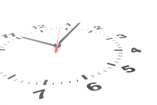istock Dial of the clock isolated on white background 487553741