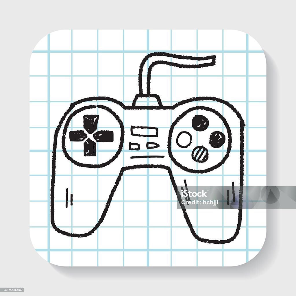Controller Simple Doodle Game Controller Doodle Stock Illustration - Download Image Now ...