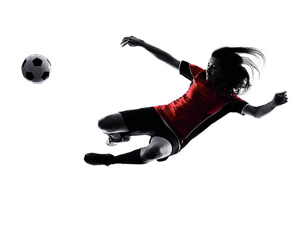 istock woman soccer player isolated silhouette 487554676