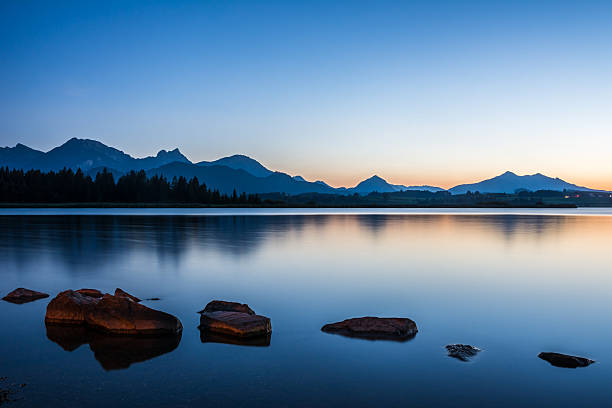 dawn at lake \