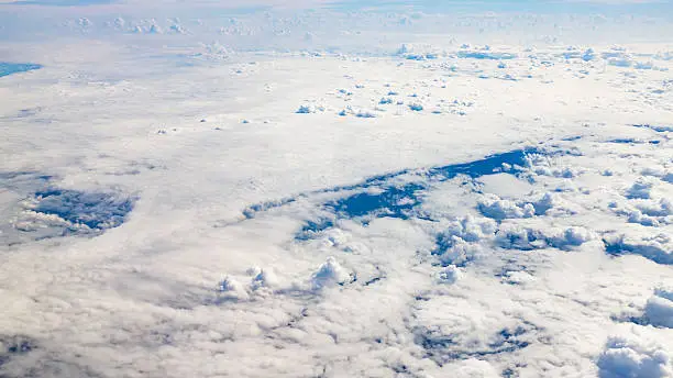 Photo of Blue sky and white cloud