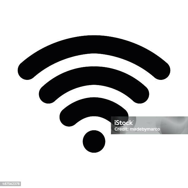 Wifi Logo Stock Illustration - Download Image Now - Wireless Technology, Symbol, Bluetooth