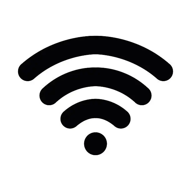 Vector illustration of Wifi logo