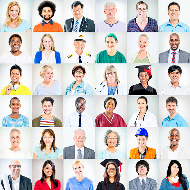 istock Portraits of Multiethnic Mixed Occupations People 487567539