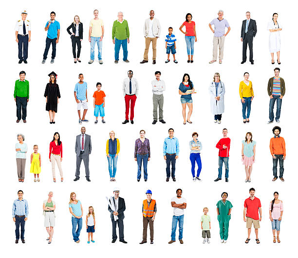 istock Group of Multiethnic Diverse Mixed Occupation People 487567557