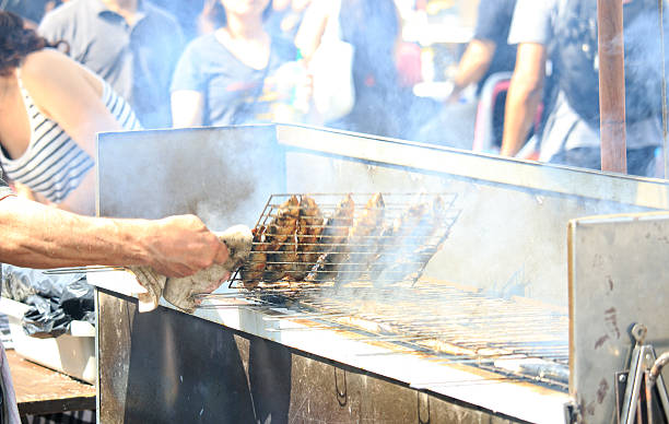 Street Food Grilled Fish