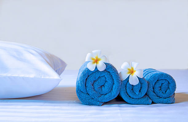 relax soggiorno in hotel di lusso - flower three objects beauty close up foto e immagini stock