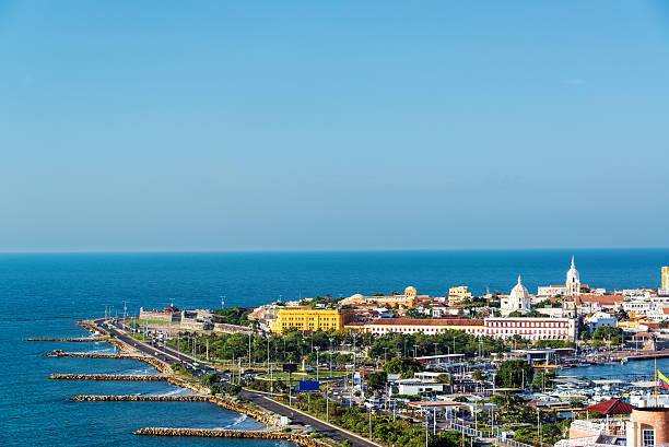 istock Historic Cartagena and Sea 487569671