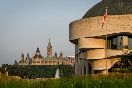 Parliament of Canada as seen from the Canadian Museum of History (Canadian Museum of Civilization)