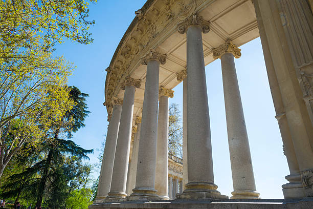 istock Colonnade in the Retiro Park in Madrid 487570653
