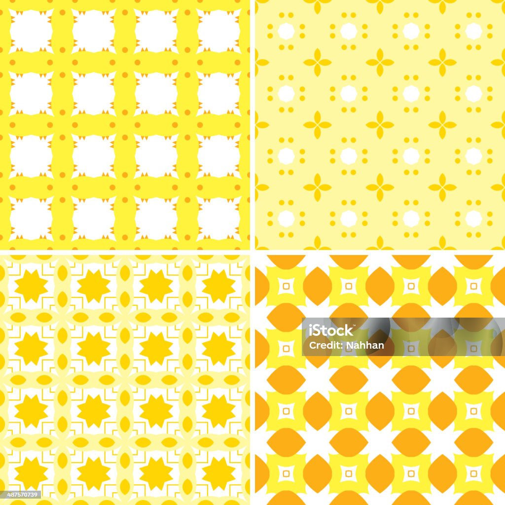 Four Shapes Pattern Seamless Patterns Stock Illustration - Download Image Now - Four ...