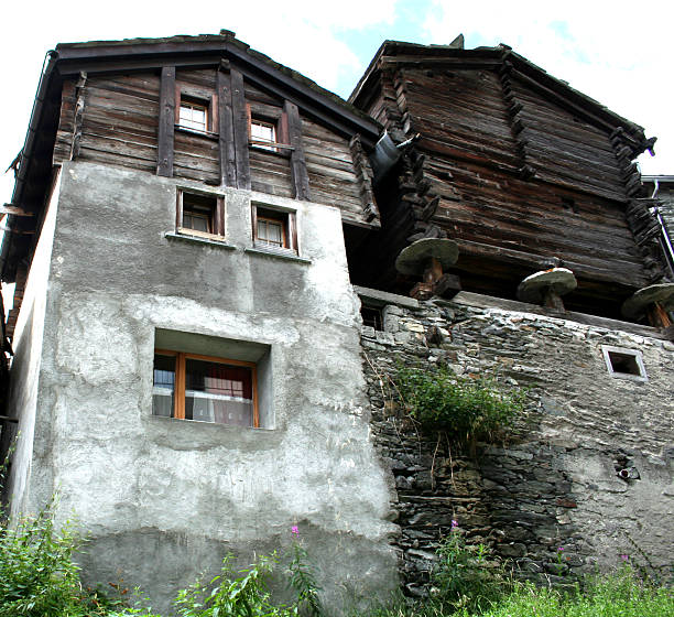 istock Medieval alpine houses 7743 487571225