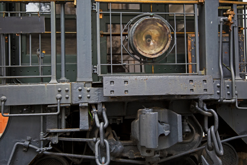 Railway made of robust steel for long-lasting loads on the rails and signaling systems