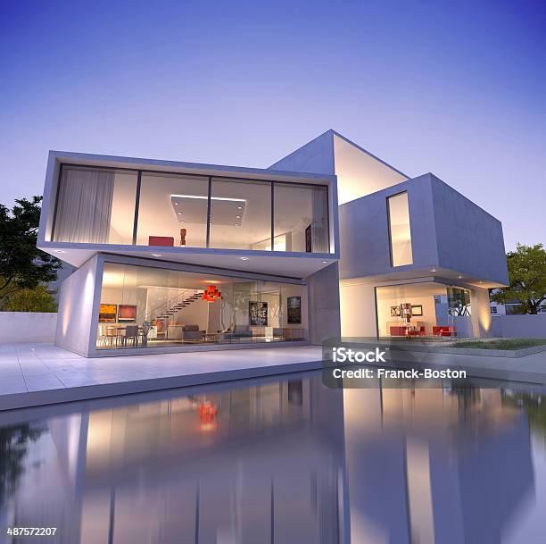 House Cube B1 Deconstruction Stock Photo - Download Image Now - House, Architecture, Building Exterior