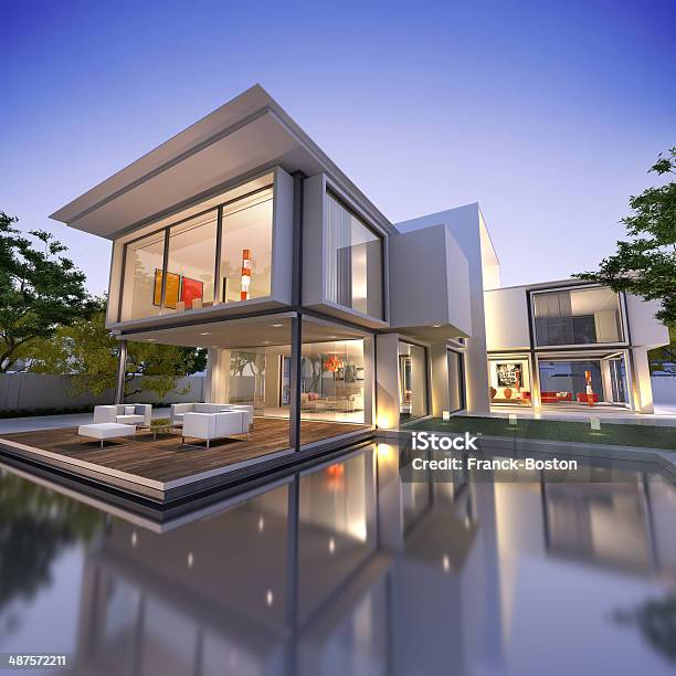 House Cube Nid1 Stock Photo - Download Image Now - Architecture, Building Exterior, Built Structure