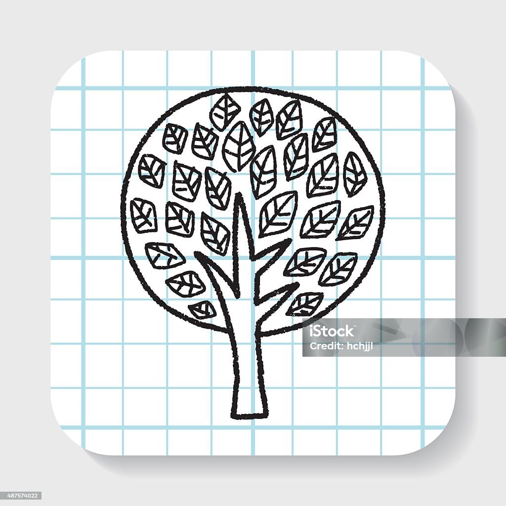 Doodle Tanaman Ilustrasi Stok - Unduh Gambar Sekarang - 2015, Alam