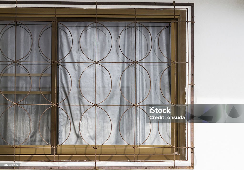 Secruity Window Security Window Stock Photo - Download Image Now - Abstract, Aluminum ...