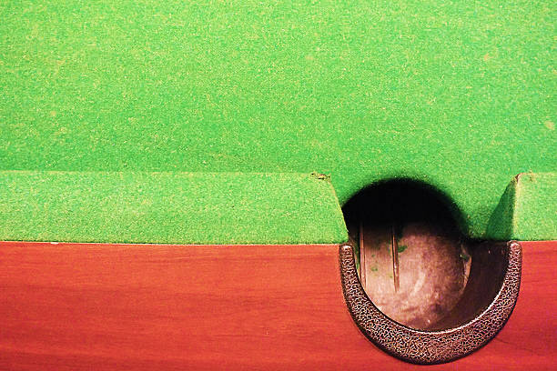 pit de mesa de snooker - snooker table imagens e fotografias de stock