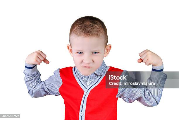 Emotional Boy Stock Photo - Download Image Now - Boys, Making A Face, Blue