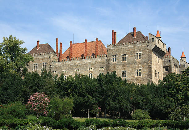 Palace of the Dukes of Bragança, Guimarães. Portugal. stock photo