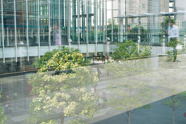 istock City Life to reflected in the glass 487586639