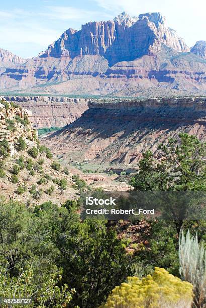 Zion National Park View From Smithsonian Butte Road Rockville Utah Stock Photo - Download Image Now