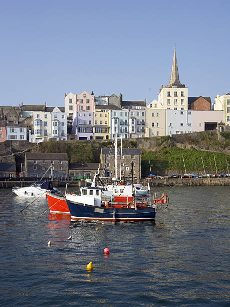 istock Picturesque Tenby, Wales 487587198