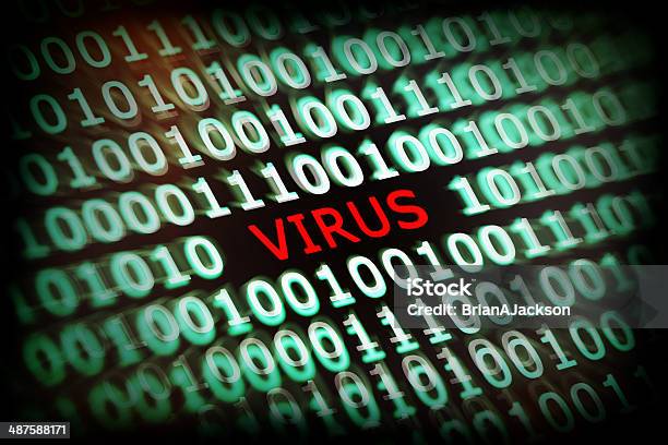 Computer Virus Stock Photo - Download Image Now - Antivirus Software, Big Brother - Orwellian Concept, Binary Code