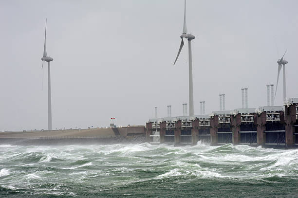 istock delta project in the netherlands on a stormy day 487589090