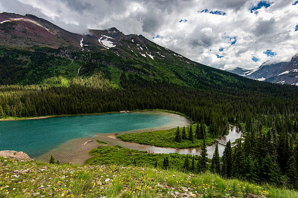 istock Mountain and Lale in Montana 487589096