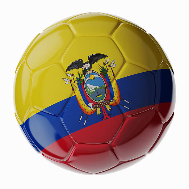 istock Soccer ball. Flag of Ecuador 487591035