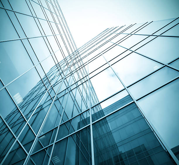 istock underside view to steel glass high rise building 487591357