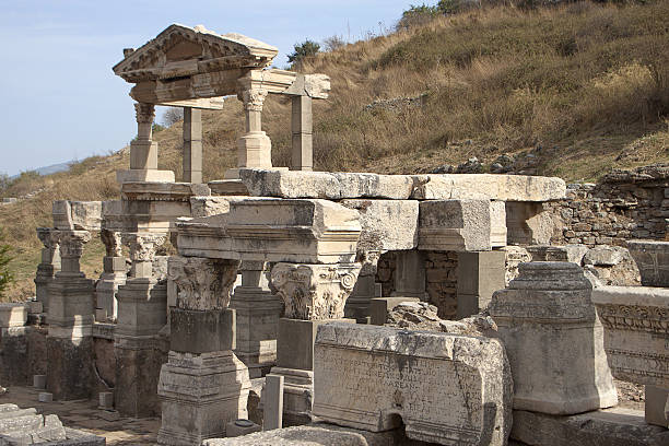 istock The ruins of  ancient Ephesus, Turkey 487591435
