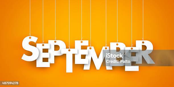 September Stock Photo - Download Image Now - September, 2015, Abstract