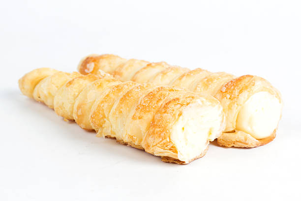 istock butter horn Pie with whipped cream 487594726