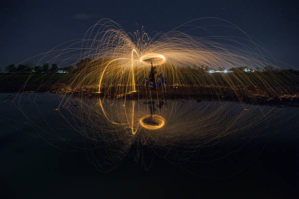 istock Steel wool stock photo awesome reflection 487598364