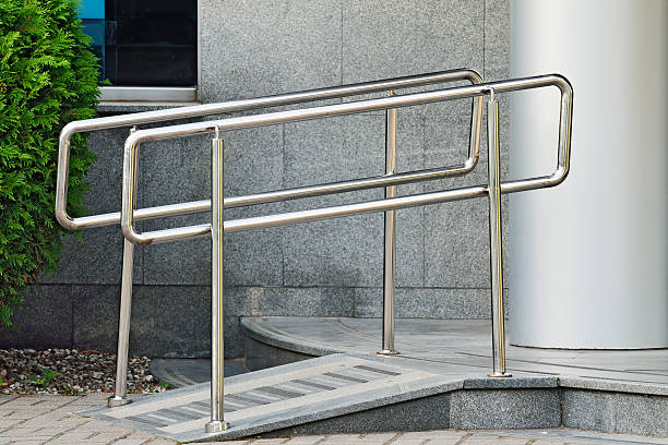 istock Ramp for wheelchair entrance 487599262