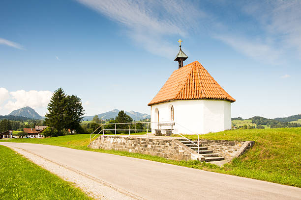 Chapel at a country road in the Allgaeu (Bavaria, Germany)