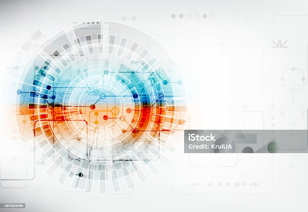 Abstract Digital Communication Abstract Digital Communication Technology Background Stock Illustration ...