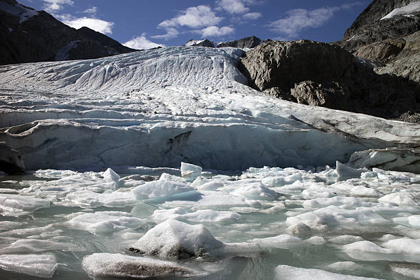 istock Ice floe lake glacier 487603594