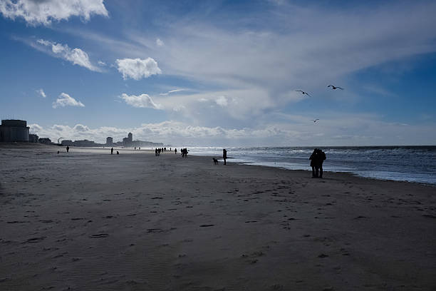 istock WIde beach in Ostende, Belgium 487604559