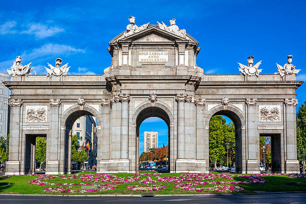 istock The famous Puerta de Alcala 487605867
