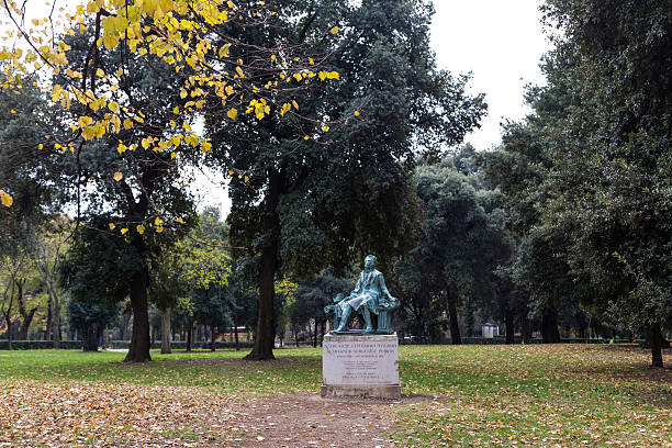 istock park of villa Borghese in Rome, Italy 487608053