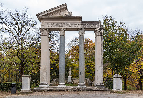 istock park of villa Borghese in Rome, Italy 487608057