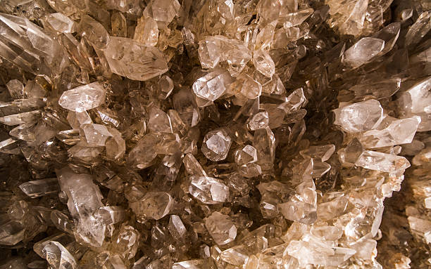 Quartz Mineral stock photo